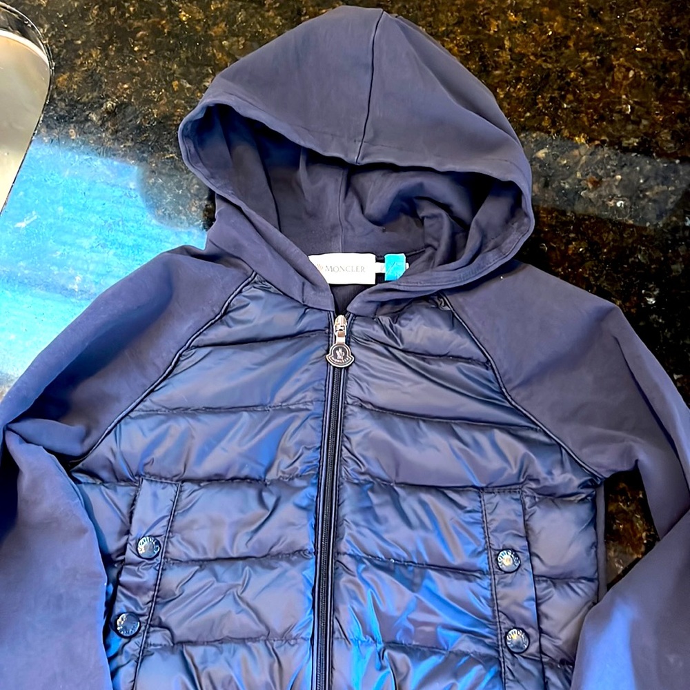 Euc boys moncler hooded jacket